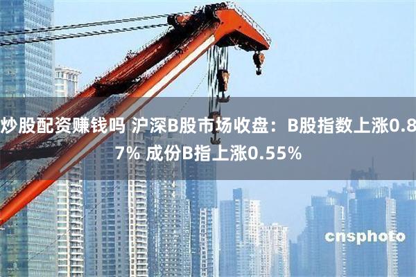 炒股配资赚钱吗 沪深B股市场收盘：B股指数上涨0.87% 成份B指上涨0.55%