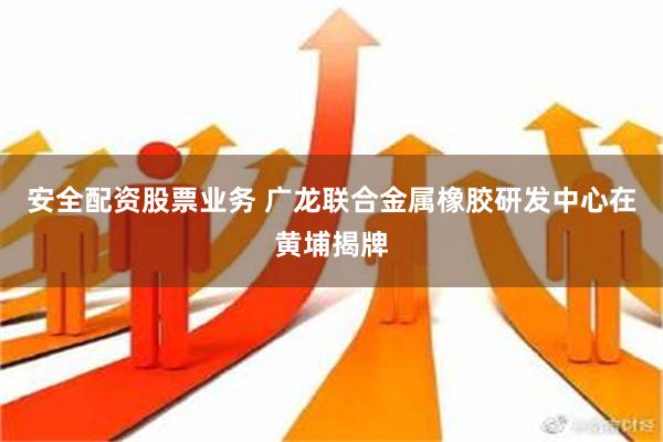 安全配资股票业务 广龙联合金属橡胶研发中心在黄埔揭牌