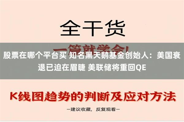 股票在哪个平台买 知名黑天鹅基金创始人：美国衰退已迫在眉睫 美联储将重回QE