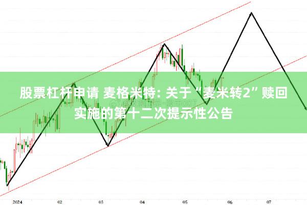 股票杠杆申请 麦格米特: 关于“麦米转2”赎回实施的第十二次提示性公告