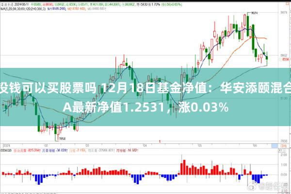 没钱可以买股票吗 12月18日基金净值：华安添颐混合A最新净值1.2531，涨0.03%